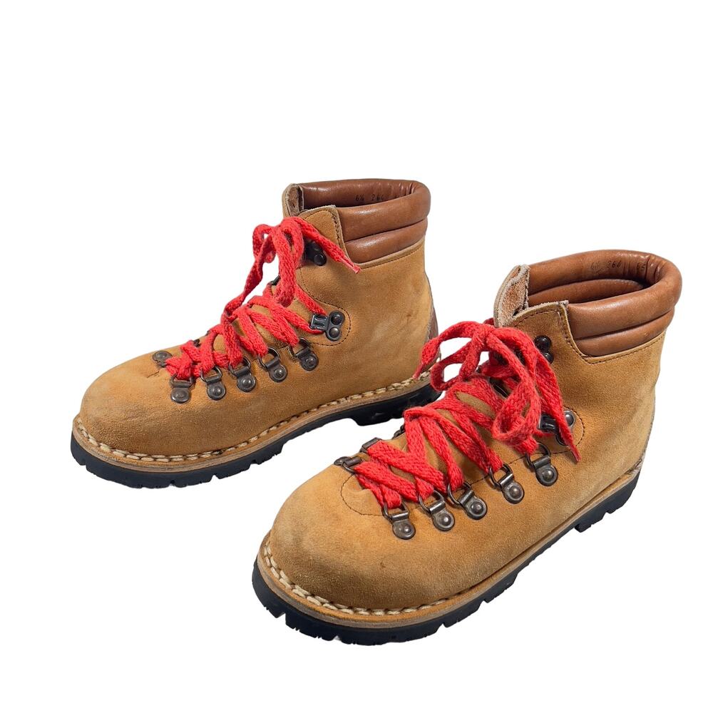 Thom Mcan Vintage Boots Men's 6.5 Made In Italy Vibram Soles Hiking Ankle Rugged